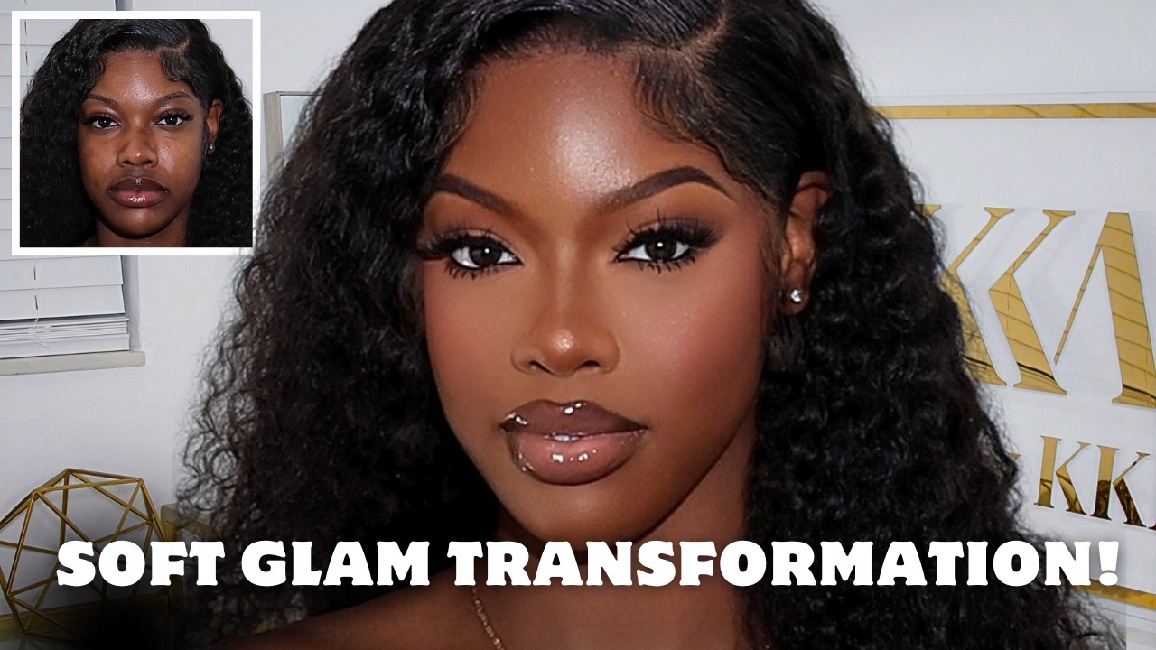 The PERFECT Soft Glam on Dark Skin 🤎 Neutral Matte