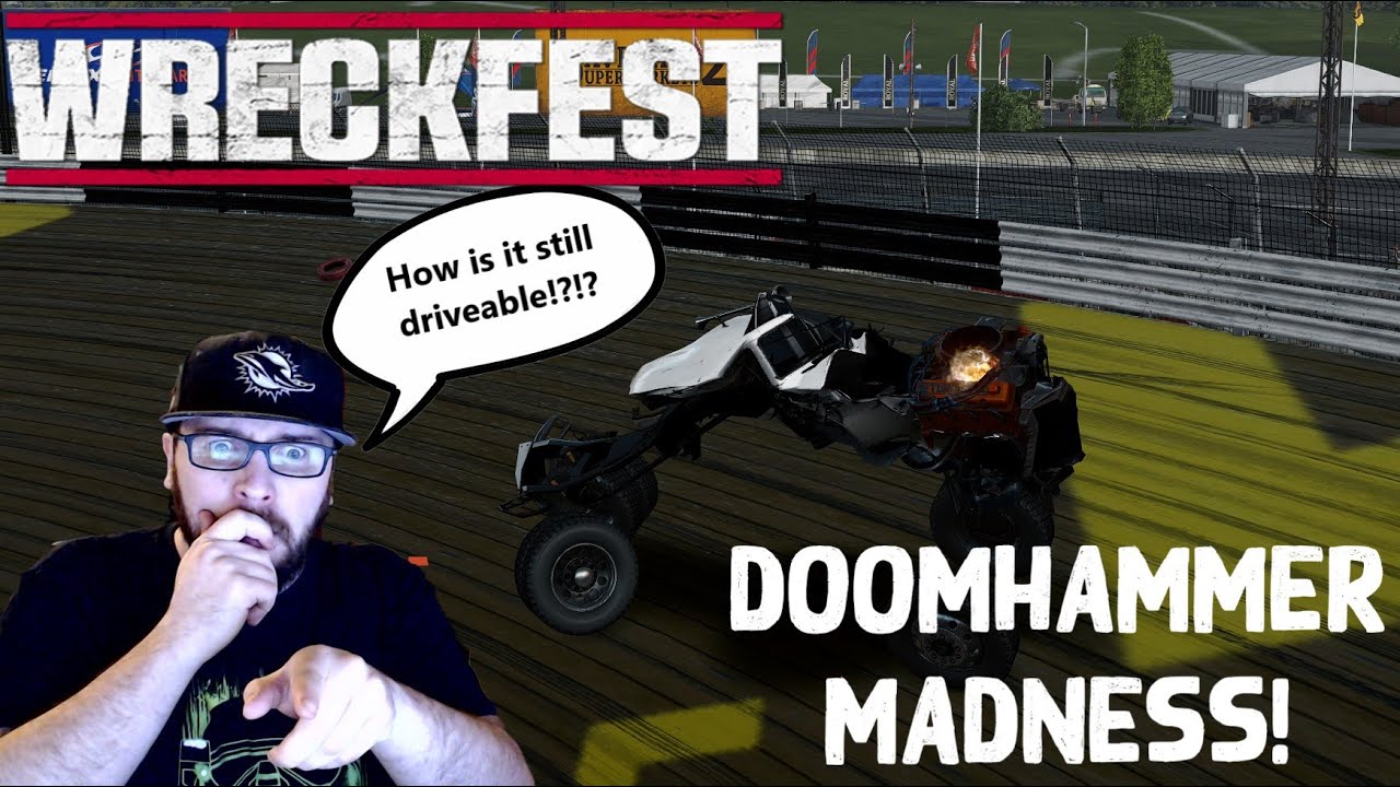 Wreckfest Modded Track! The Doomhammer! - YouTube