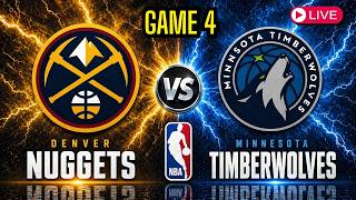 Denver Nuggets vs Minnesota Timberwolves - Game 4 NBA Playoffs - Live Stream Color Radio Broadcast