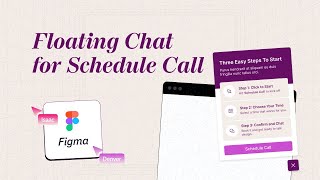 Floating Button For Easy Steps Schedule Call - Figma Silent Design Part 1