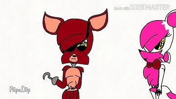 Foxy x Mangle Part 2 (Blood Warning) (Sorry if short)