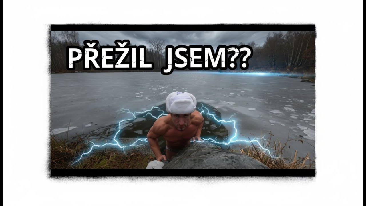 Přežil jsem v ledu?🥶Fitness a otužování. 4K wim hof 💪