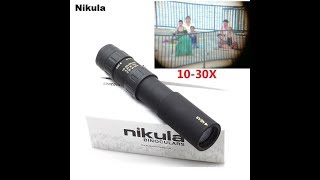 Unboxing & Review NEW Nikula 10 30x25 Zoom Monocular High Quality Telescope