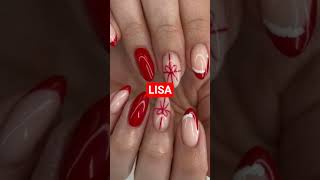 -2.... CHRSTMAS🛷⛄💅🏻UNGHIE NATALIZIE IN BASE AL TUO NOME PT.3+