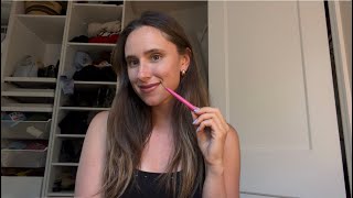 ASMR trying new lip liners 👄💄✨ tingly whispers + makeup sounds + unboxing tapping + tongue clicking