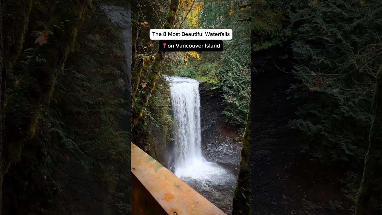 The 8 MOST beautiful waterfalls on Vancouver Island 🤌🏻
