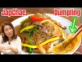 JAPCHAE: EASY RECIPE (NEW) + Japchae Dumpling🥟(Korean Glass noodles w vegetables) 초간단 잡채+🥟잡채만두 チャプチェ