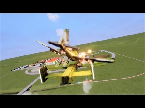 Shooting Down New AI Bomber (Brick Rigs) - YouTube