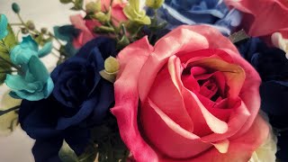 How To Make A Beautiful Birthday Faux Floral Table Centerpiece - Quick & Easy