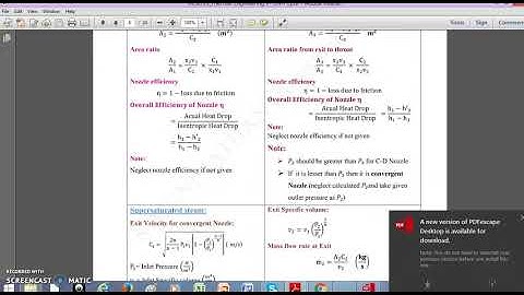 Effect of friction in nozzle