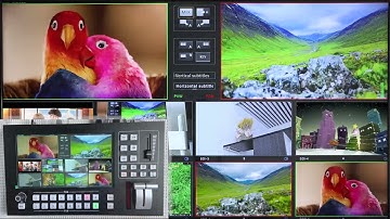 NEW Video Switcher KD31 With 8 Channels SDI/HDMI/IP, RTMP live streaming