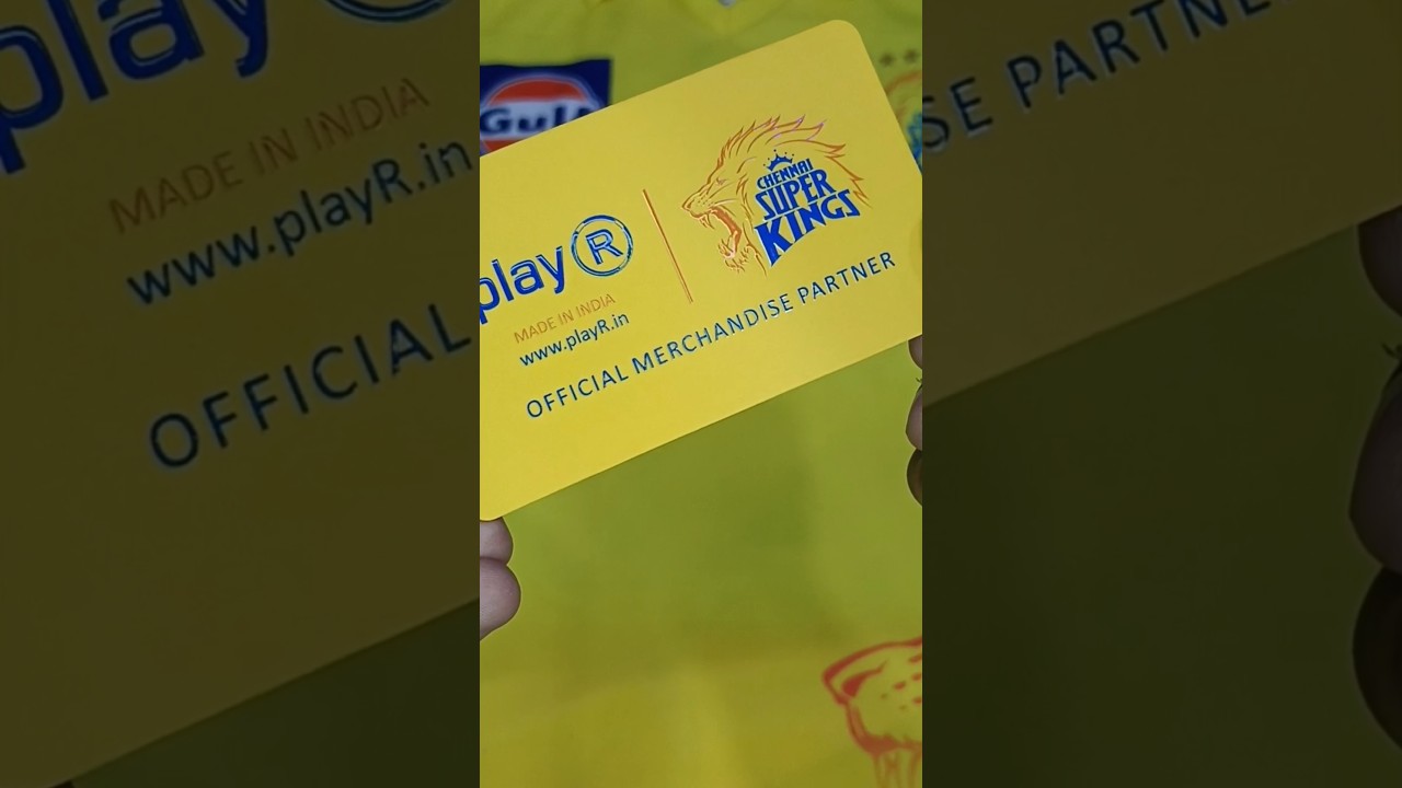 CSK's Official Jersey 2025 