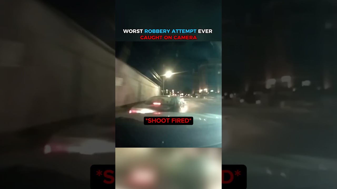 Robber Gets Trapped During Live Chase 