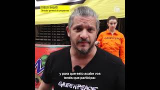 Acción en casa de Santiago del estero - Manaos basta de deforestar