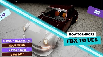 How to import FBX to Unreal Engine 5 with textures || Detailed Video