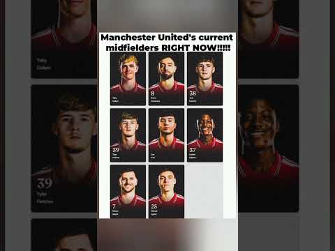 Man United’s Current Midfielders Right Now – Bruno, Mainoo, Mount, Ugarte & More #mufc #shorts
