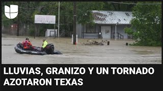 Imágenes de las inundaciones en Texas por las fuertes lluvias: recorrimos una de las zonas afectadas
