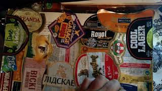 Beer labels collage: envelope. Part 1