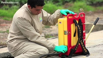 Pesticidewise: checking your knapsack sprayer