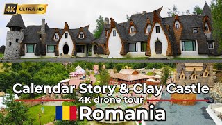 Calendar Story Fairy Valley Clay Castle, Romania 4K Drone Tour Scenic Fairytale View