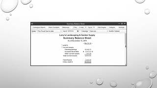 Ch2 V1 Balance Sheet [Quickbooks Accountant for Accounting 2018]