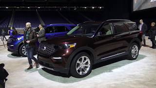 2020 Ford Explorer Reveal, first look in Detroit