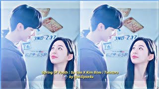 Spring of youth | Sa gye X Kim Bom | Twixtors | by @eclipse4u 