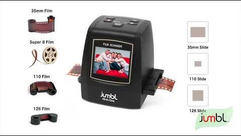 Jumbl 22MP All In 1 Film & Slide Scanner w Speed
