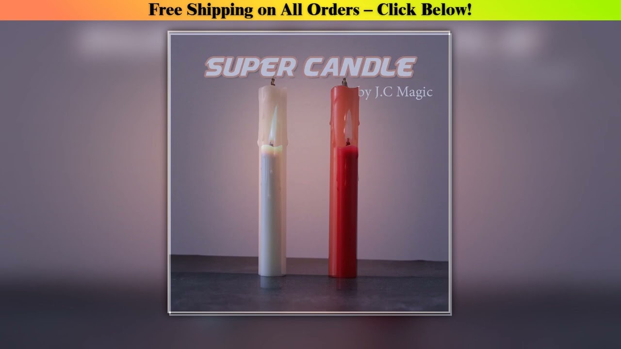 Super Candle By J.C Magic Remote Control Stage Magic Tricks Party Magia Show Illusion Mentalism