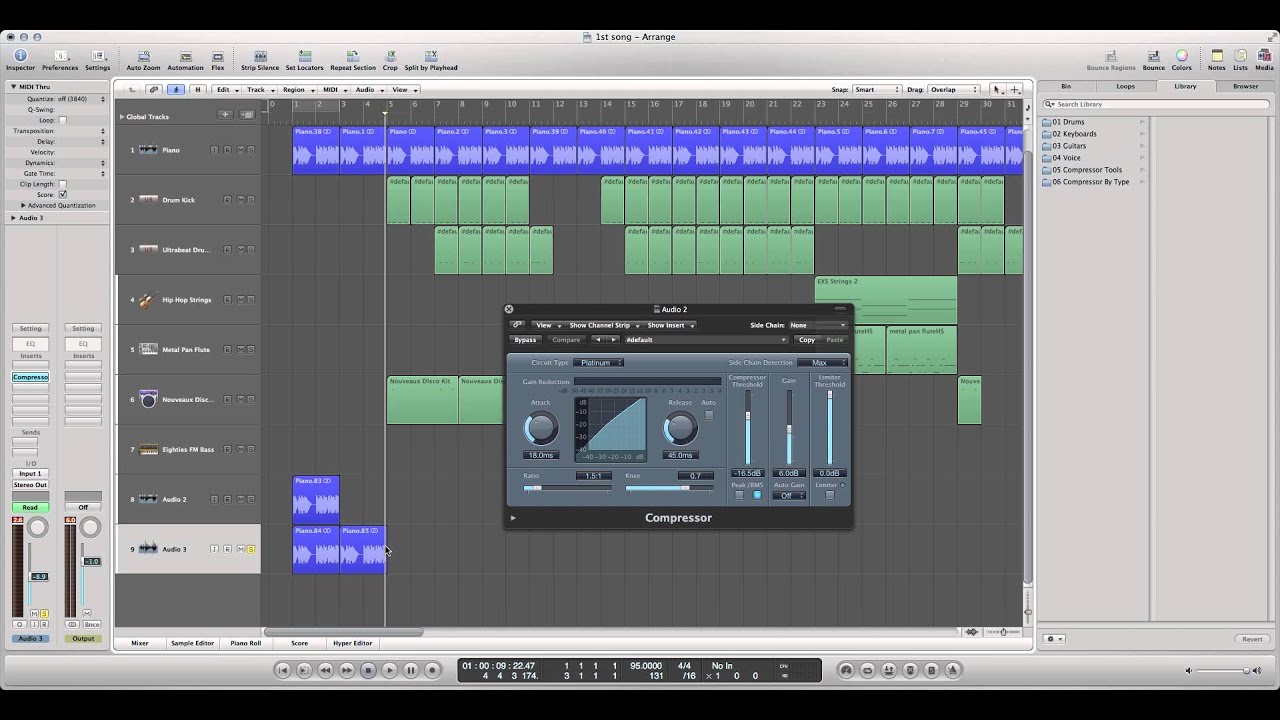 Compressor & EQ Tutorial -Logic Pro