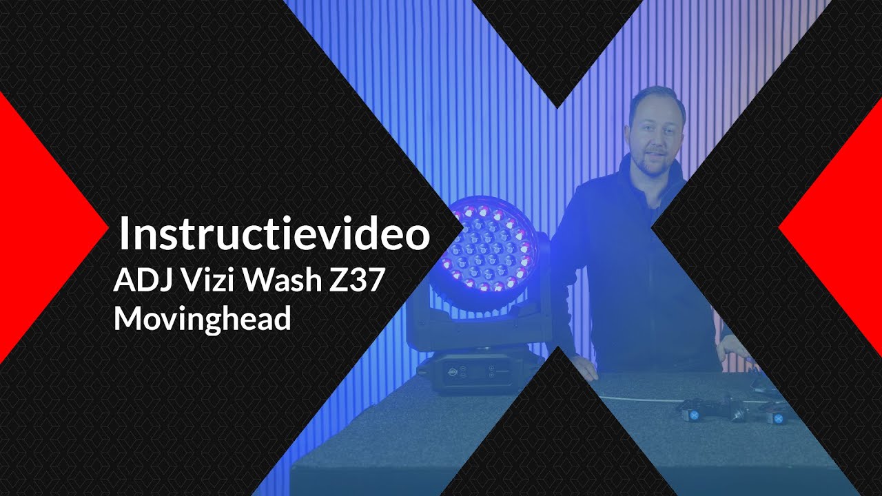 Instructievideo - ADJ Vizi Wash Z37 Movinghead | Lichtgeluidhuren.nl - Luxonos