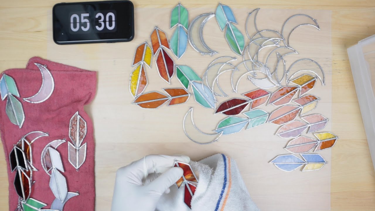 Stained Glass DIY Process Final Steps... YouTube