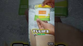 New Tulips Paper Stick Cotton Swabs Unboxing & Review