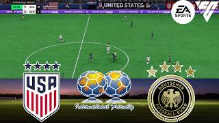 FC 25 - USA W vs Germany W 14/04/2026 - International Friendly - Gameplay PS | Full Highlight