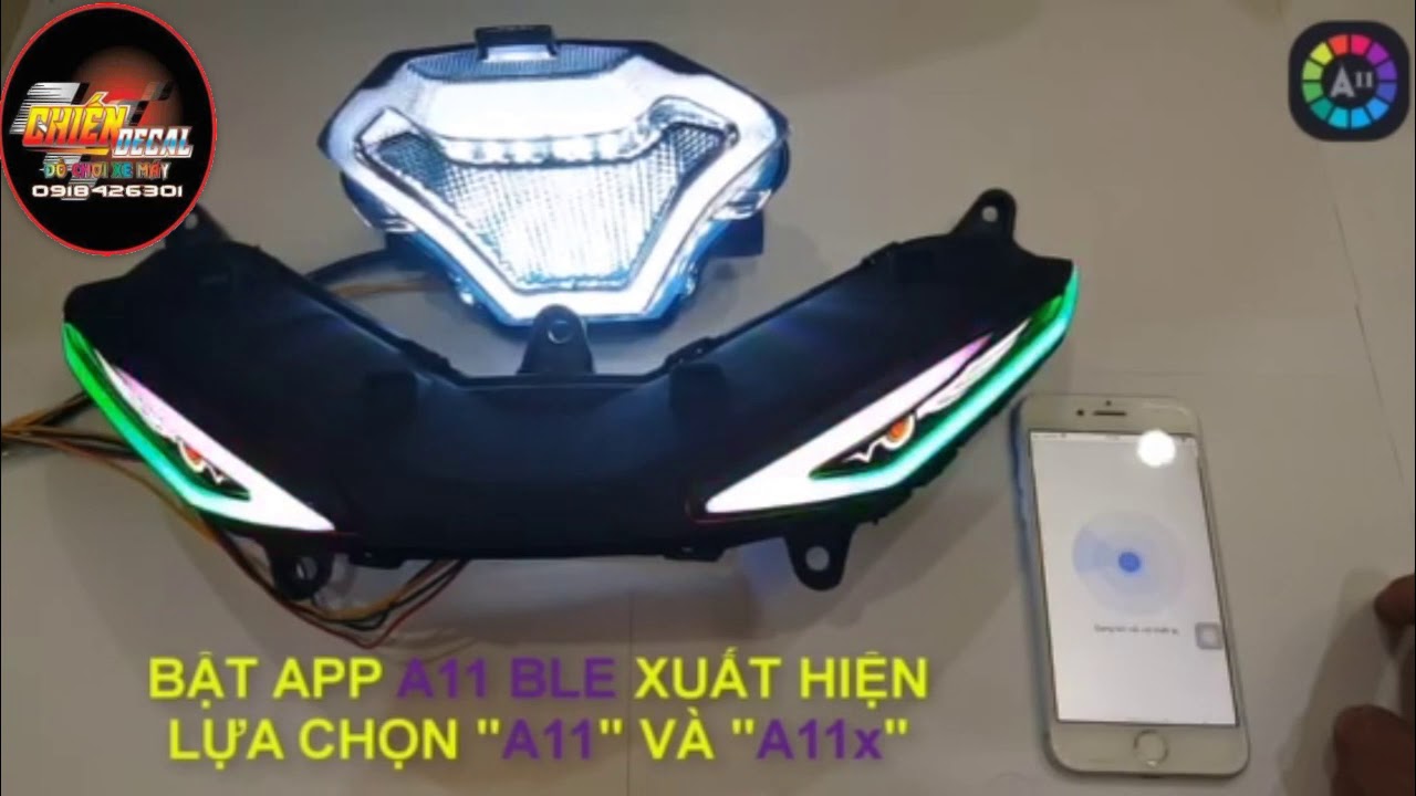 Đèn Led audi a11 cánh Chim. Hậu a11 - youtube