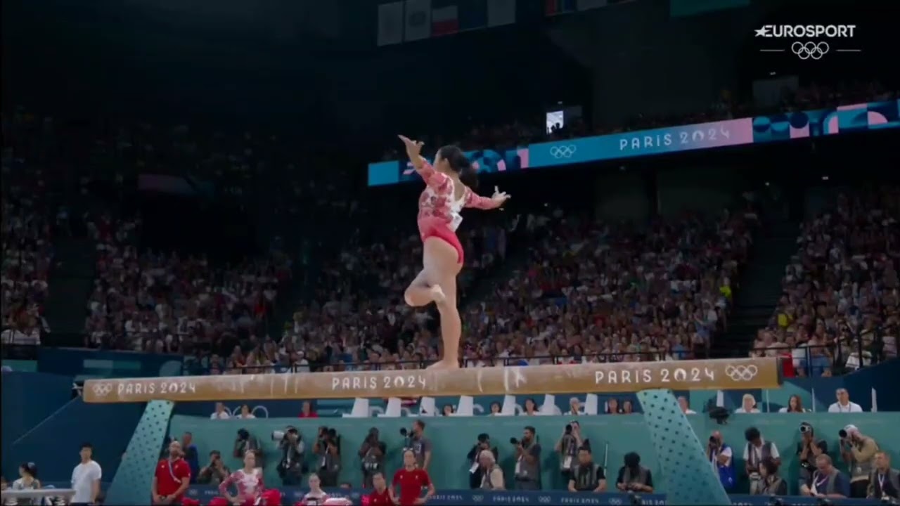 Cassie Lee Beam Team Final 2024 Olympics