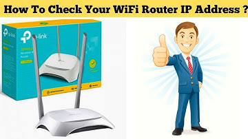 How to find the IP address of your computer and router