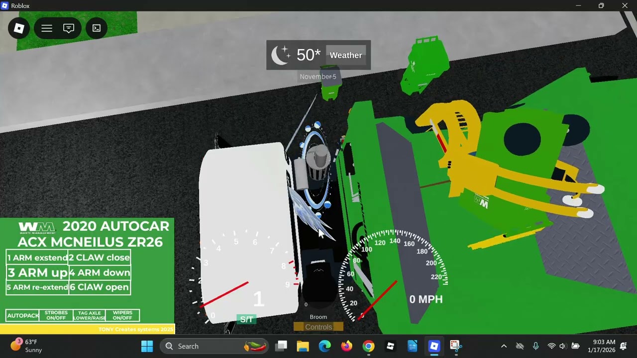 WM ACX mcneilus ngen ZR on late Friday recycle (part 3)