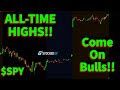 $SPY Making New Highs This Morning!! Will Tech Keep Pushing??
