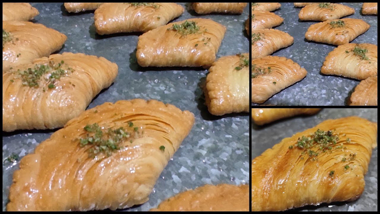 بقلاوة للشاي لجميع المناسبات بمقادير موجودة في كل بيت🤗