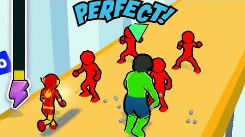 Super Hero Race ! Walkthrough gameplay All Levels (android ios games)