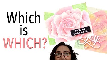 How to Add the WOW to 3D Embossing Folders...  But Can you Tell Which 2 Watercolors I used?