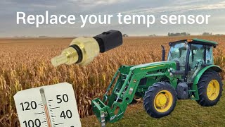 How to Replace A Coolant Temp Sensor John Deere 5100E Tractor