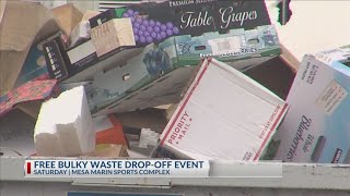 Free bulky waste drop-off event on Saturday