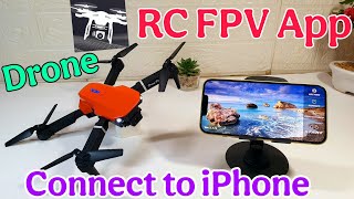 RC FPV App Drone Connect To iPhone | rc fpv app | Drone Connect To IPhone | All Setting Of Drone