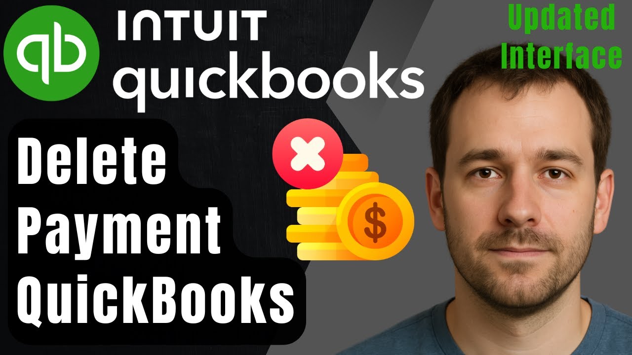 Как удалить полученный платеж, зачисленный на счет в QuickBooks Online (новый интерфейс 2026 г.)