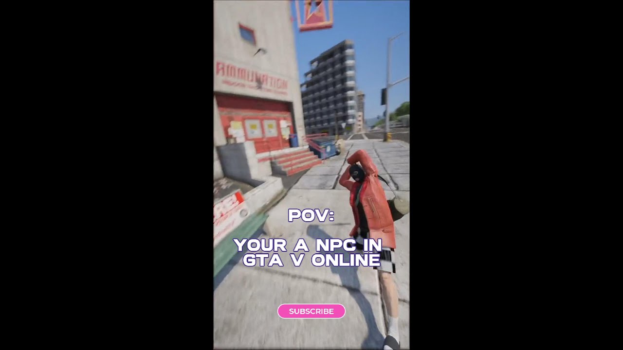 POV:YOUR A NPC IN GTA V ONLINE