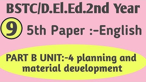 BSTC 2nd Second year/ Part B Unit 3 Teaching Strategies of skill बीएसटीसी 5th Paper By NJ MOTIVES