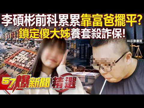 【河口湖命案】李碩彬多有錢「父是台南大地主」擁永康街整排店面！？多起官司「靠砸錢擺平」老實外表藏恐怖禍心！【57爆新聞】@57BreakingNews