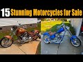 Top 15 Motorcycles for Sale! Harley-Davidson, Custom Choppers, Big Dog, IronHorse & More!